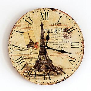PARIS 원형벽시계